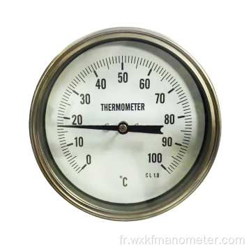Gauges de thermomètre bimétallique de 0 à 100 degrés